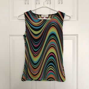 Y2K Beechers Brook for Fairweather Groovy Top S Retro Wavy Festival Rave